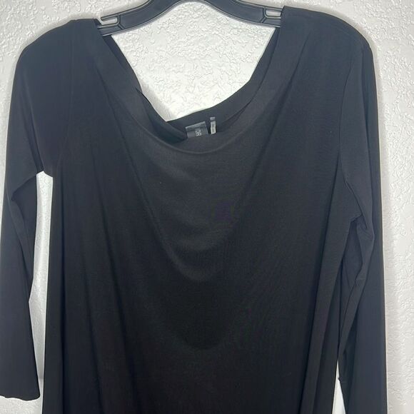 New  NORMA KAMALI Drop Shoulder Dress Black Small Revolve - Picture 4 of 13